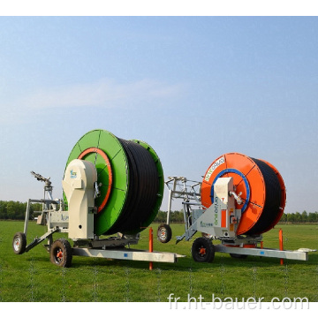 Machine d&#39;irrigation à enrouleur de tuyau d&#39;arrosage agricole